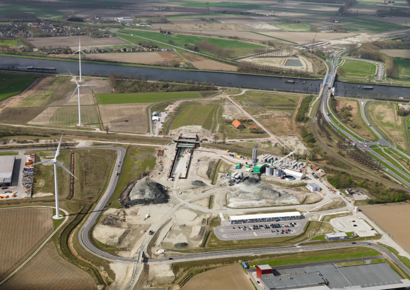 Sluiskil Tunnel Birdview